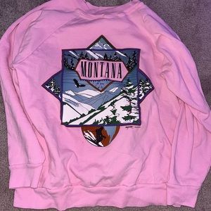 Medium textile prints Montana sweatshirt 50% cotton 50 % polyester